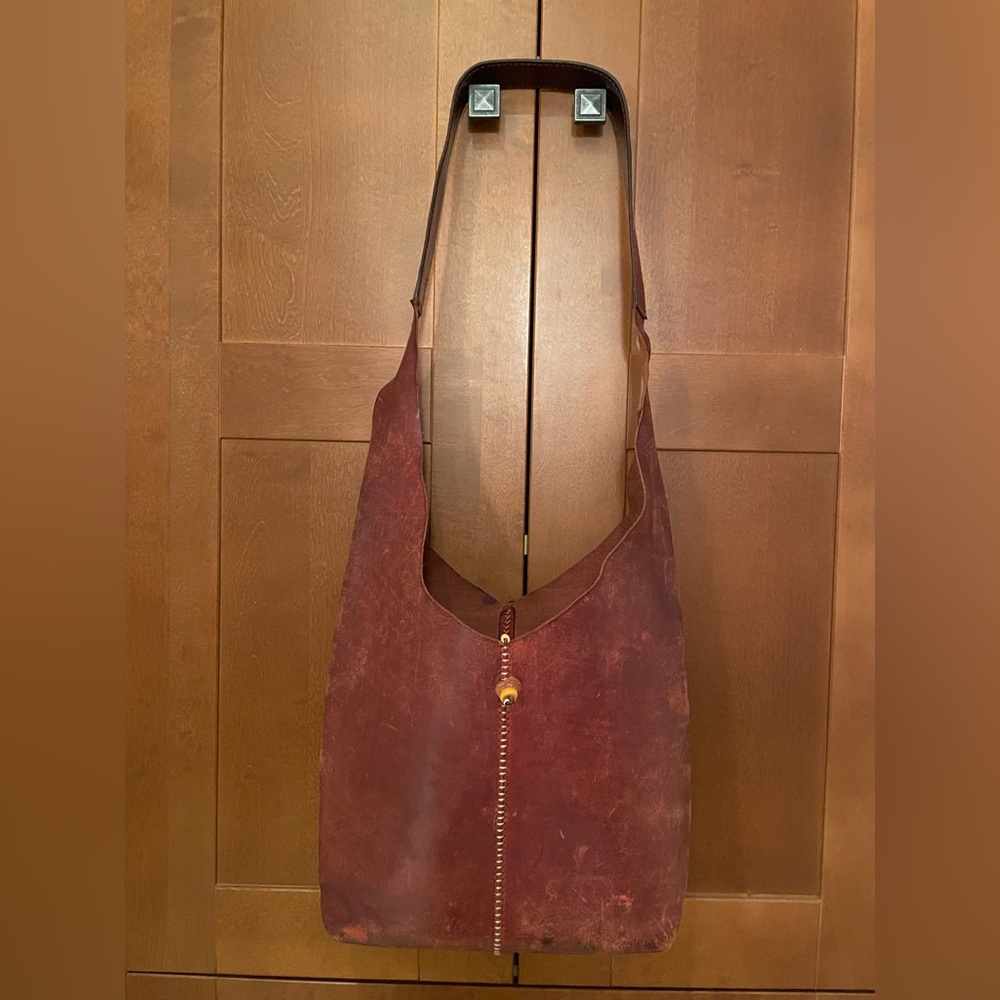 Henry Beguelin Leather Tote Bucket Hobo Bag